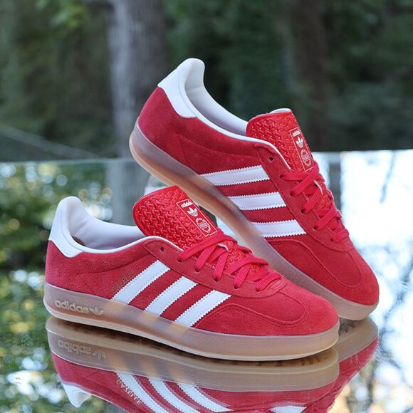 Adidas Gazelle Indoor Better Scarlet Red Gum - Picture 1 of 13